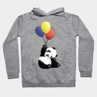 Panda with Balloons Hoodie
